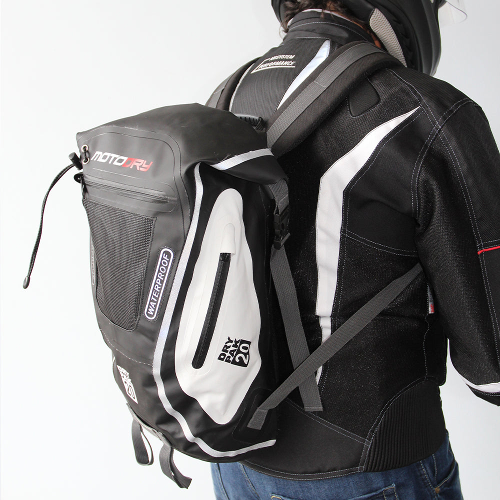 MOTODRY - MOTODRY 'DRYPAK' W/PROOF BACKPACK 20L - Shark Leathers