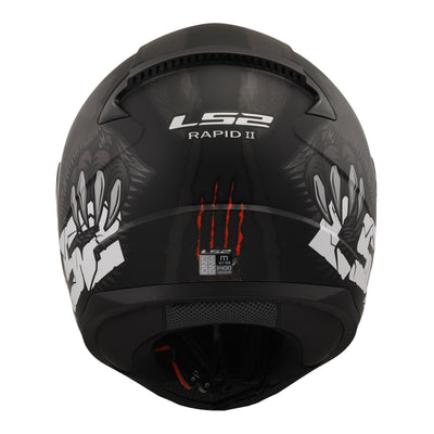 LS2 FF353 Rapid II Claw Helmets - Black 06