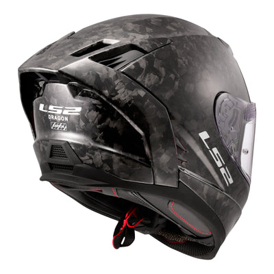 LS2 FF807 Dragon Carbon Forged Helmet - Gloss Carbon 06