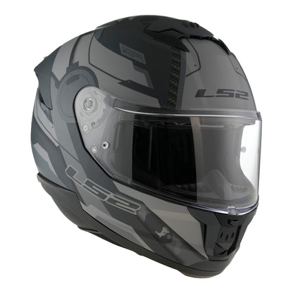 LS2 FF808 Stream II Shadow Helmet - Matte Titanium / Grey 06
