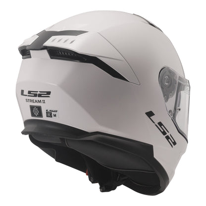 LS2 FF808 Stream II Helmet - White 06