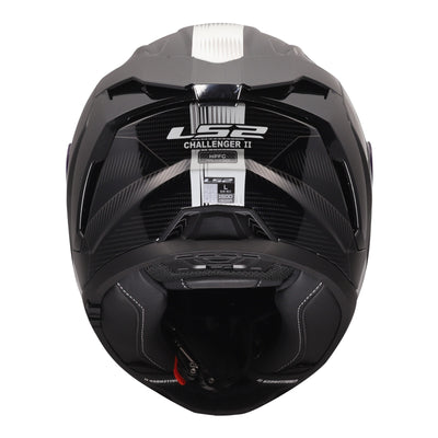 LS2 FF817 Challenger II Nitro Helmet - Black / Grey