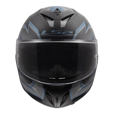 LS2 FF820 Rapid III Xtrem Helmet - Black / Blue Petrol