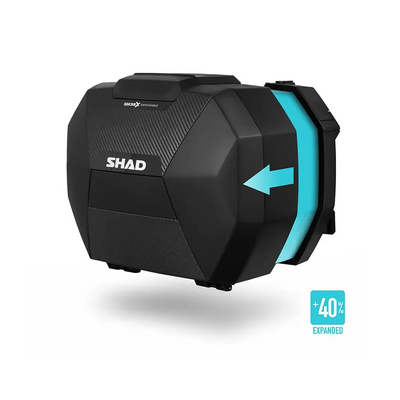 SHAD SIDE CASES SH38X CARBON (EXPANDABLE)
