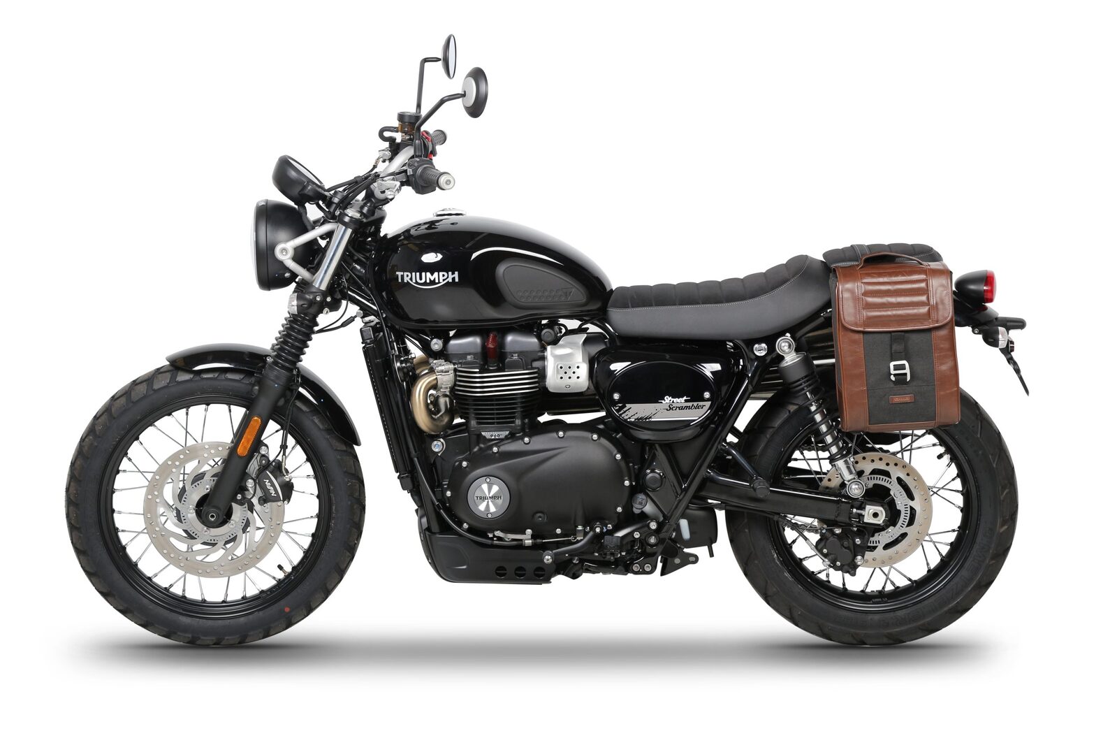 SHAD 'SR' RETRO/CAFE RACER SIDE BAG HOLDER - TRIUMPH STREET SCRAMBLER 900 (LHS only)