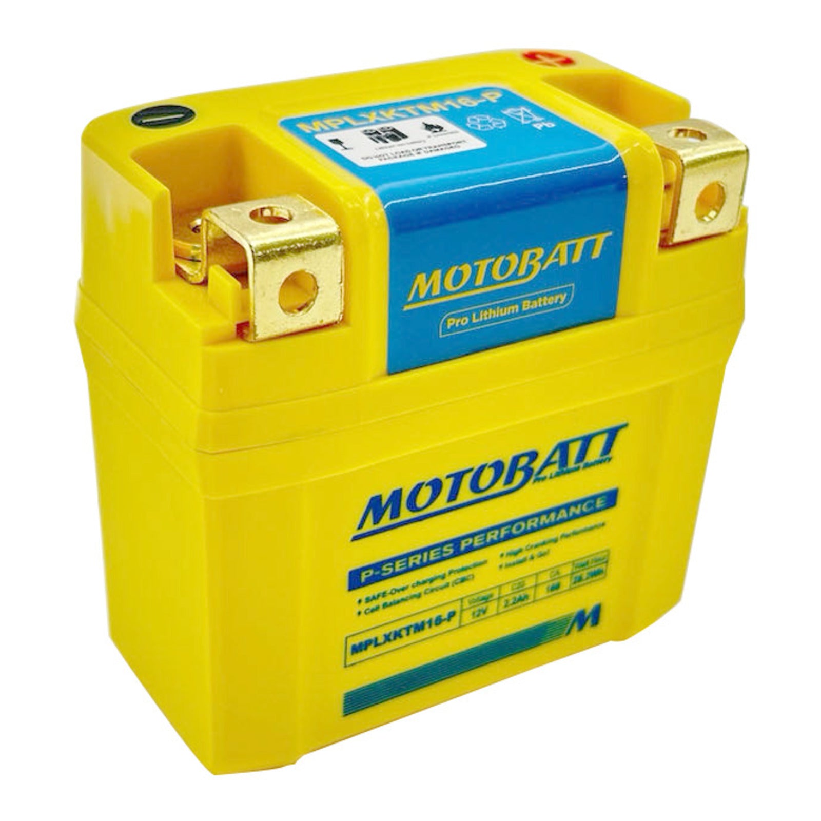 Motobatt Battery Pro Lithium - MPLXKTM16-P