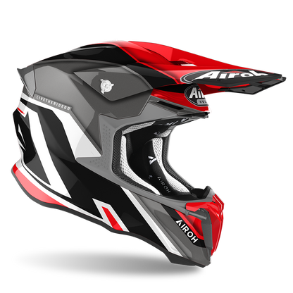 AIROH TWIST 2.0 'SHAKEN' RED GLOSS