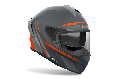 AIROH SPARK 2 'SPINNER' ORANGE MATT
