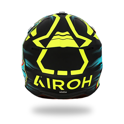 AIROH WRAAAP 'CYBER' YELLOW MATT