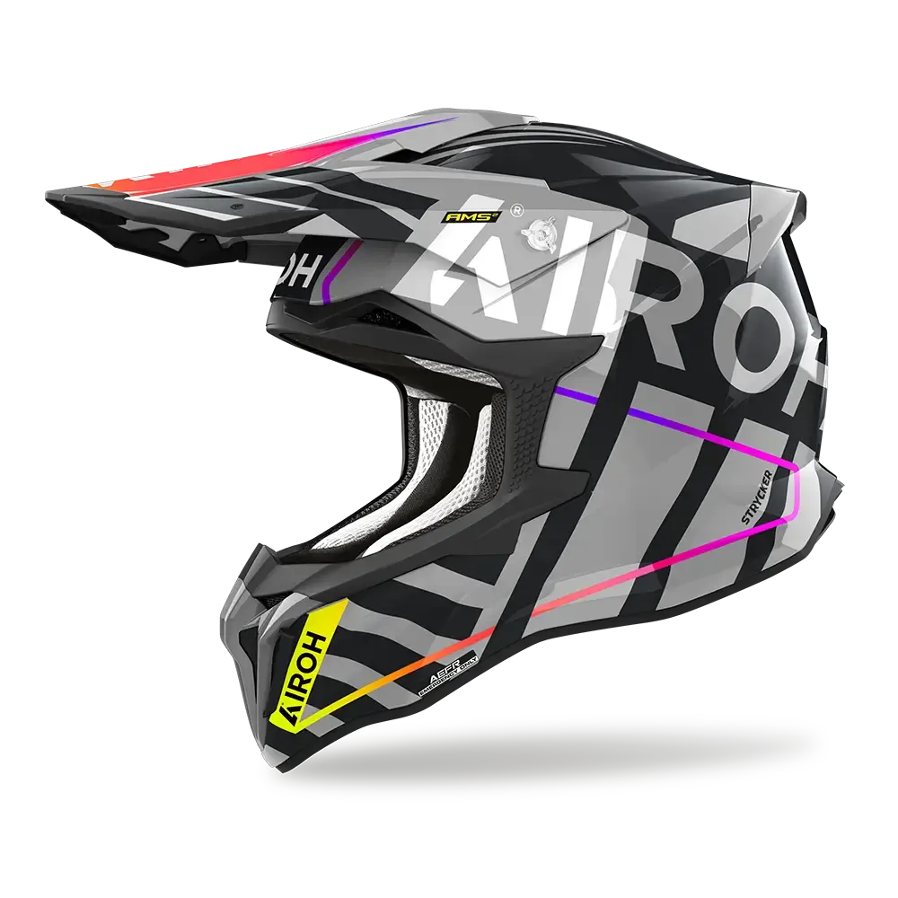 AIROH STRYKER BRAVE GREY GLOSS