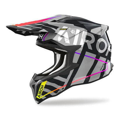 AIROH STRYKER BRAVE GREY GLOSS