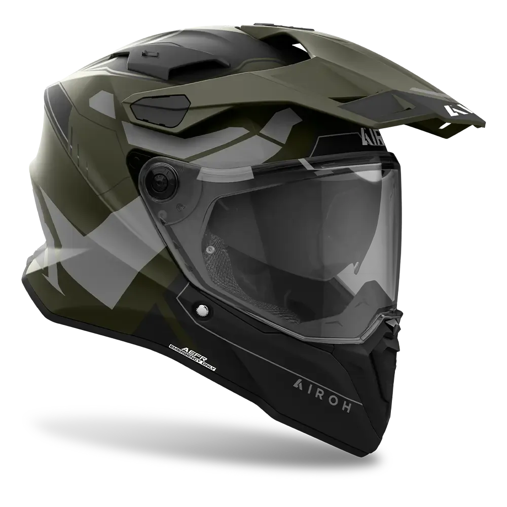 AIROH COMMANDER 2 'REVEAL' MILITARY GREEN