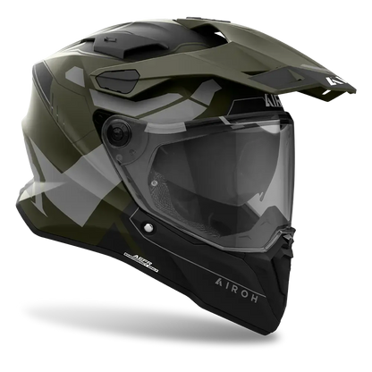 AIROH COMMANDER 2 'REVEAL' MILITARY GREEN