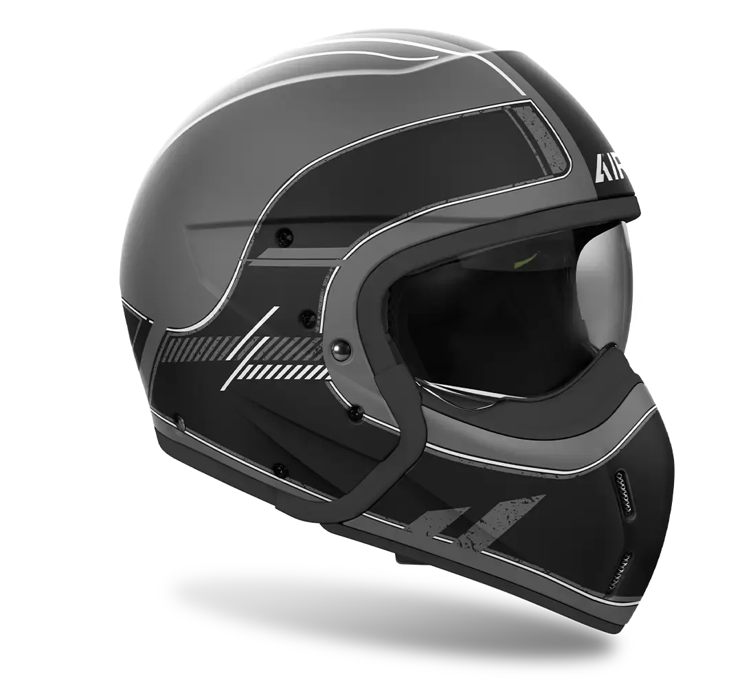 AIROH J110 RASTER BLACK MATT