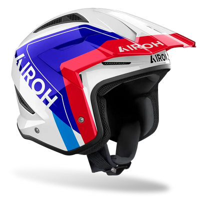 AIROH TRR II TRIAL HUNT BLUE/RED GLOSS