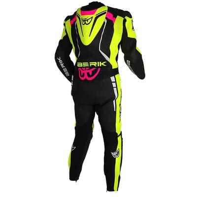 BERIK SICILY SUIT BLACK / HI-VIZ /PINK