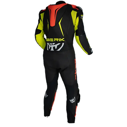 BERIK MUGELLO SUIT BLACK / HI-VIZ / RED