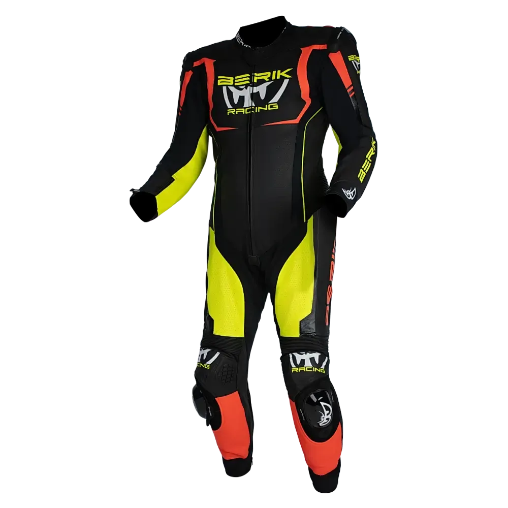 BERIK MUGELLO SUIT BLACK / HI-VIZ / RED