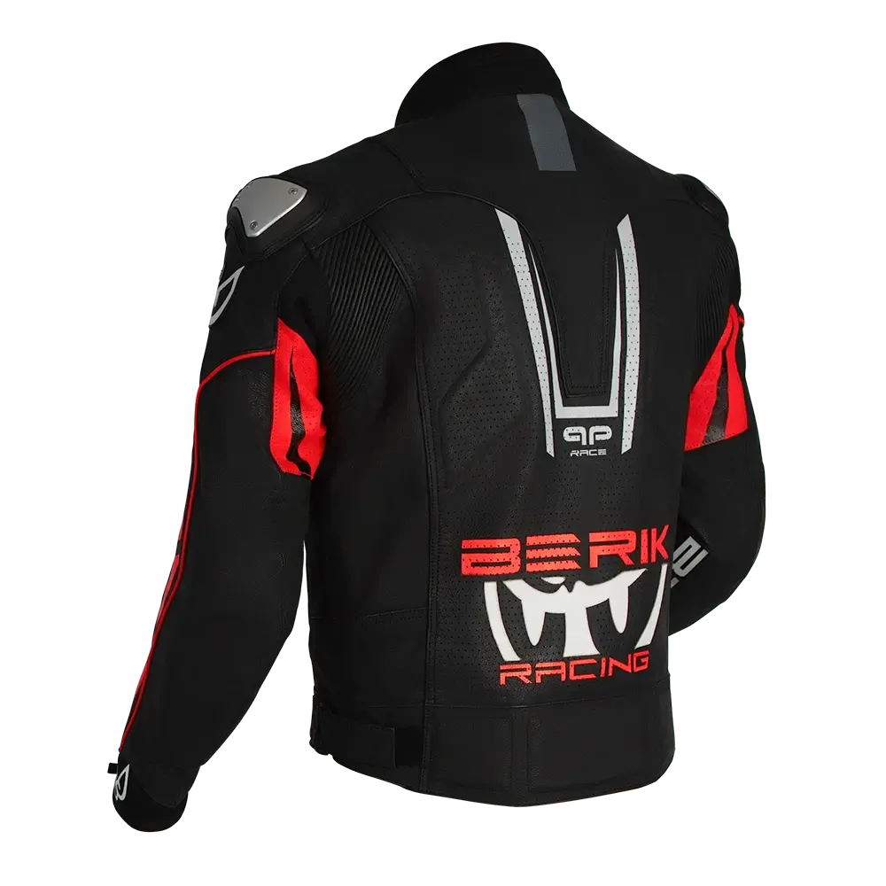 BERIK APEX JACKET BLACK / FLURO RED