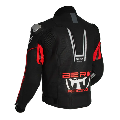 BERIK APEX JACKET BLACK / FLURO RED