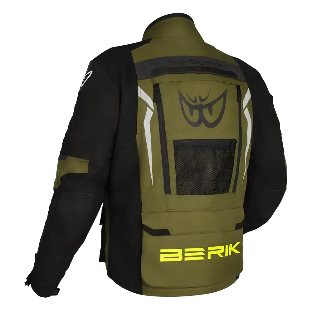 BERIK TRANSFORMER JACKET BLACK / GREEN