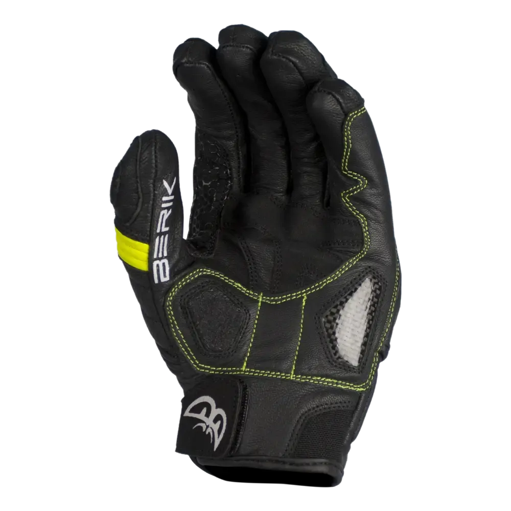 BERIK SP2 CARBON GLOVES BLACK / HI-VIZ