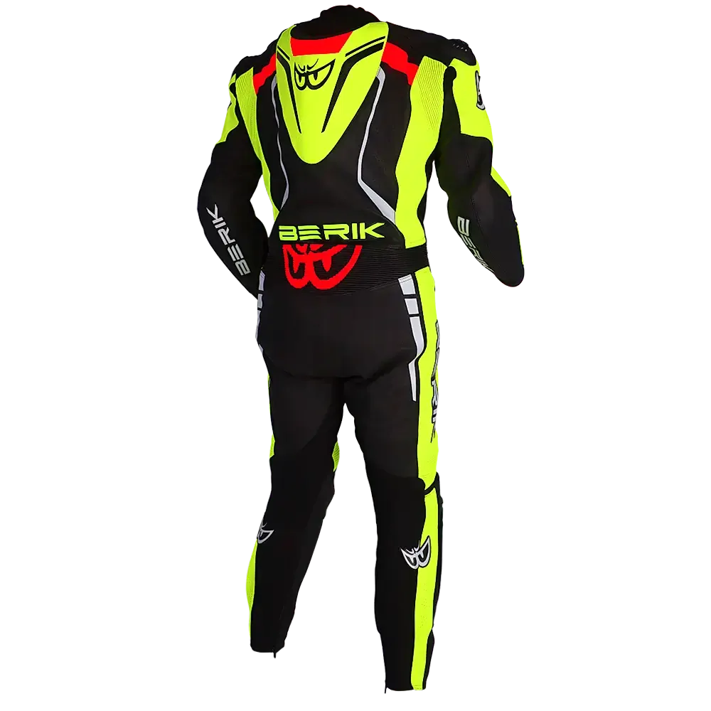 BERIK SICILY SUIT BLACK / HI-VIZ /RED