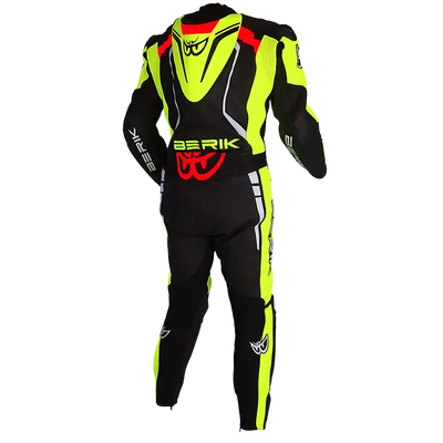 BERIK SICILY SUIT BLACK / HI-VIZ /RED