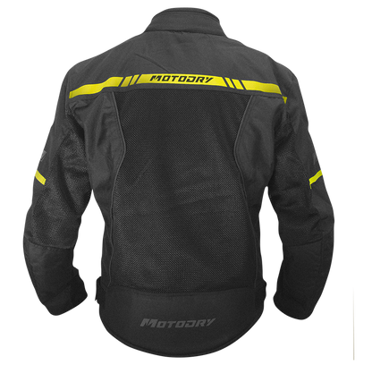 MOTODRY SUMMER-VENT JACKET BLACK HI-VIS