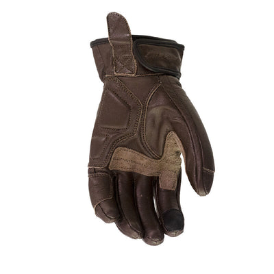MOTODRY CLASSIC LEATHER GLOVES BROWN