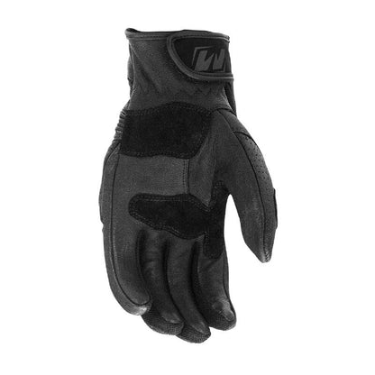 MOTODRY ROADSTER VENTED LEATHER GLOVES BLACK
