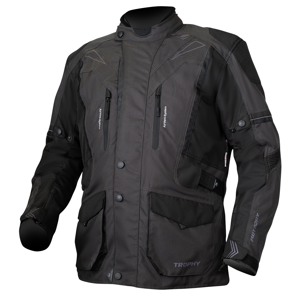MOTODRY TROPHY JACKET BLACK/ANTH
