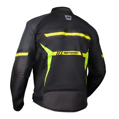 MOTODRY X-VENT EVO JACKET- BLACK/HI-VIS