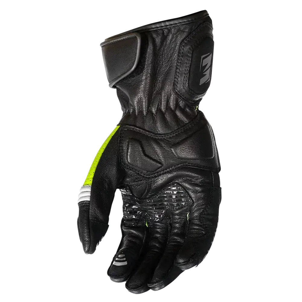 MOTODRY SPRINT GLOVES BLACK/YELLOW/WHITE