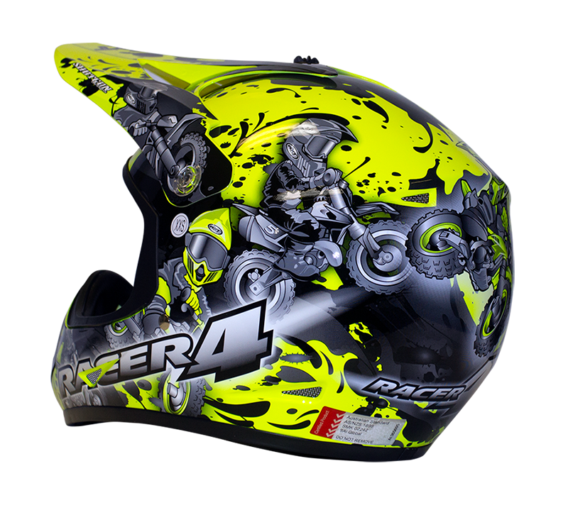 RXT RACER 4 KIDS FLURO YELLOW