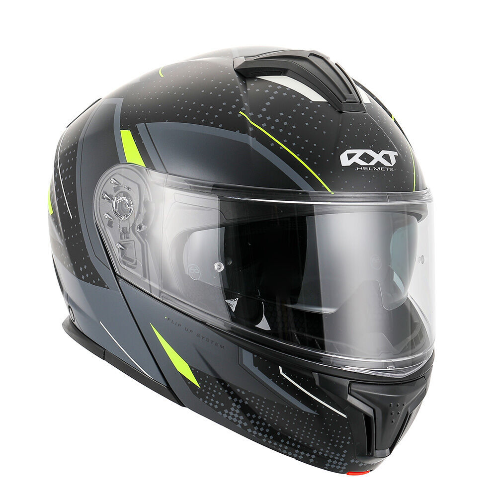 RXT 918 FLIP-UP FUSION MATT BLACK GREY FLURO