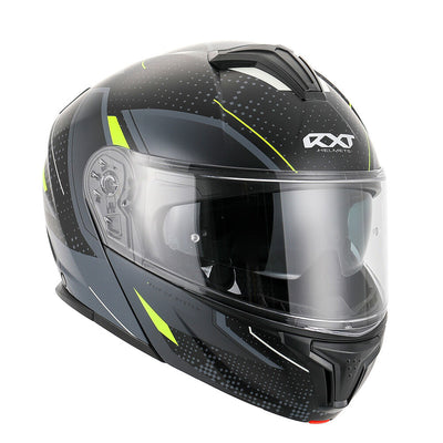 RXT 918 FLIP-UP FUSION MATT BLACK GREY FLURO