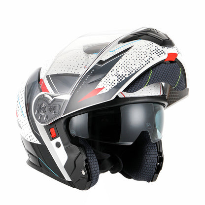 RXT 918 FLIP-UP FUSION GLOSS WHITE BLACK RED