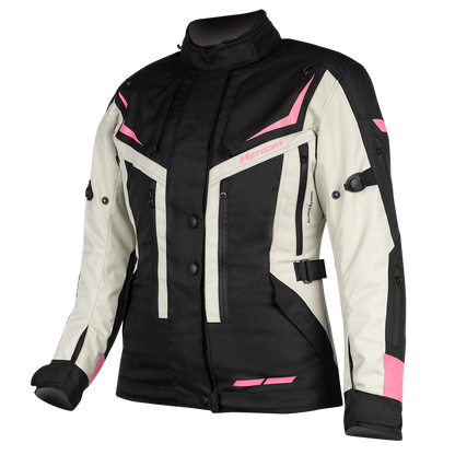 MOTODRY RALLYE 2 JACKET BLACK/GREY/MAGENTA