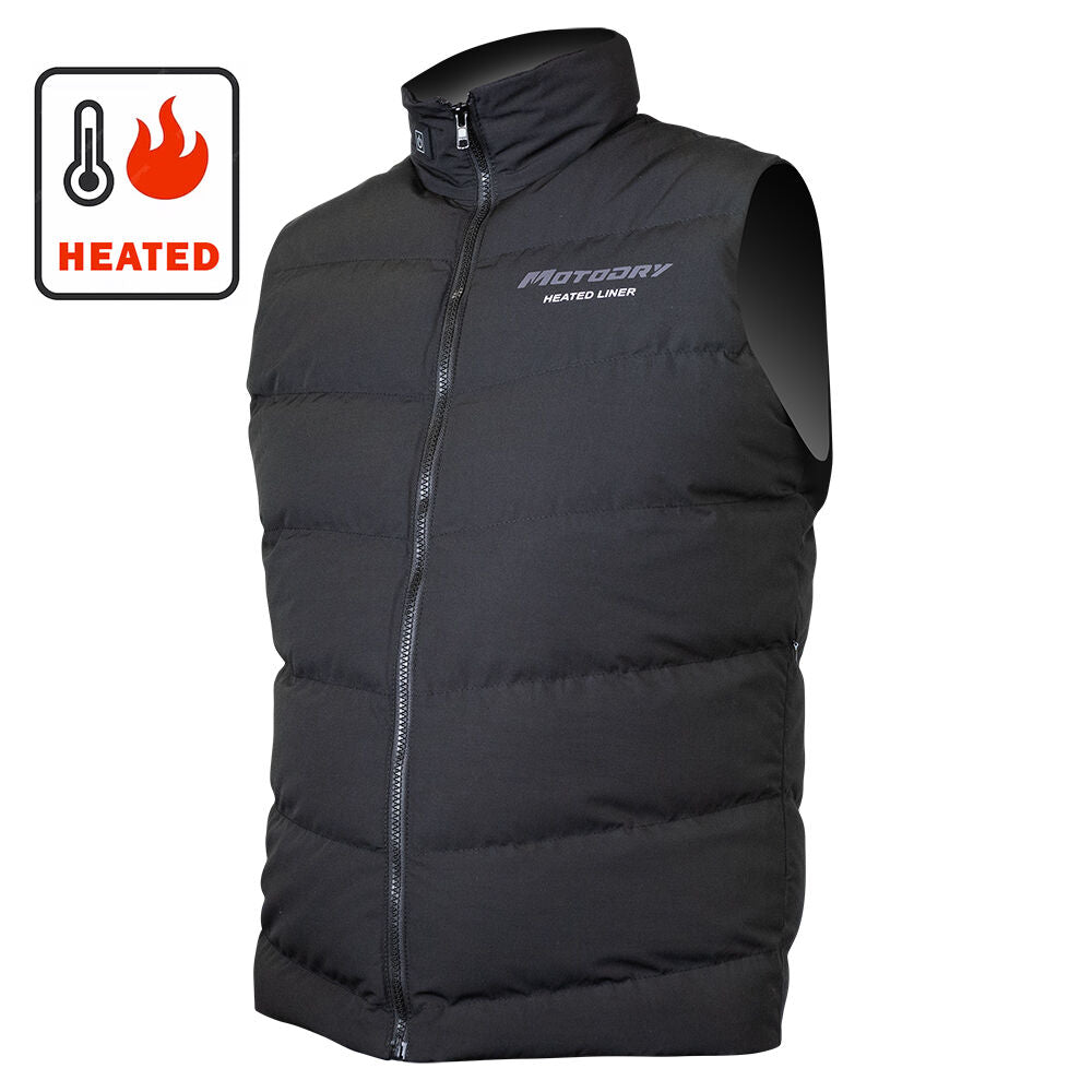 MOTODRY HEATED VEST MENS BLACK