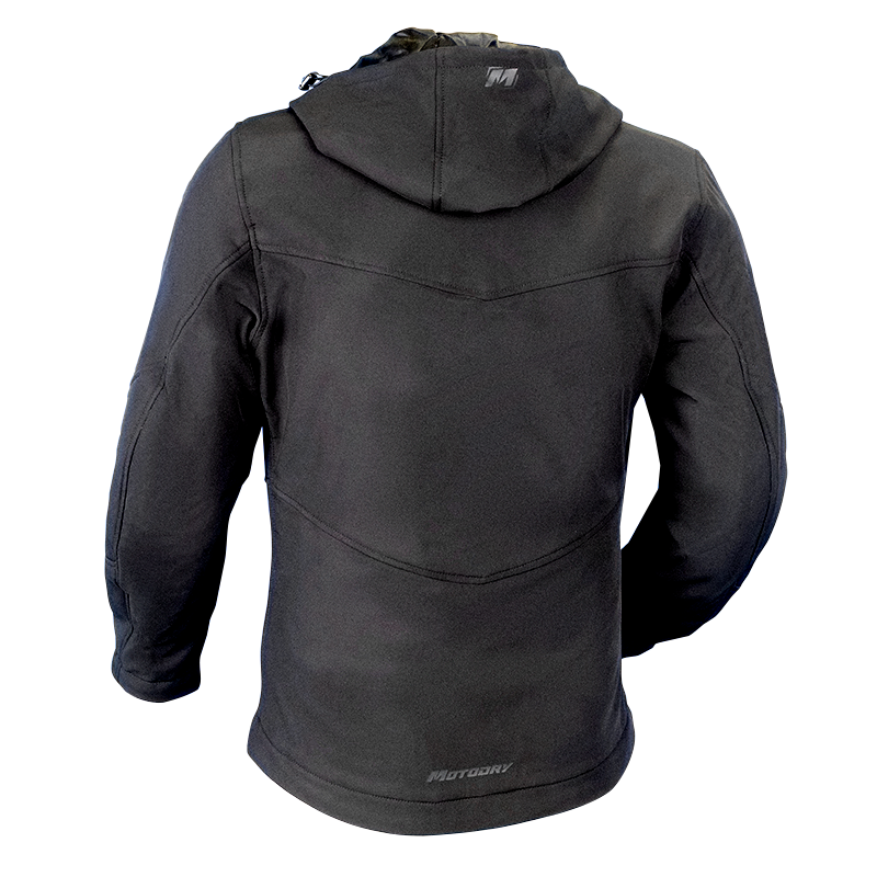 MOTODRY - MOTODRY LADY HOODIE BLACK - Shark Leathers