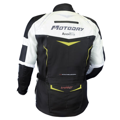 MOTODRY ADVENT-TOUR TREKKER BLACK/GREY/FLURO