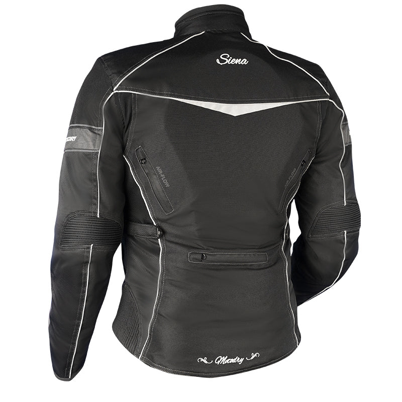 MOTODRY SIENA JACKET BLACK/WHITE LADIES