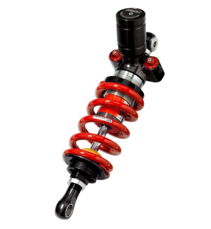 Bitubo XXT11 - Rear Mono Shock - Red Spring [Adjustable: Preload, Rebound, Compression, Length]
