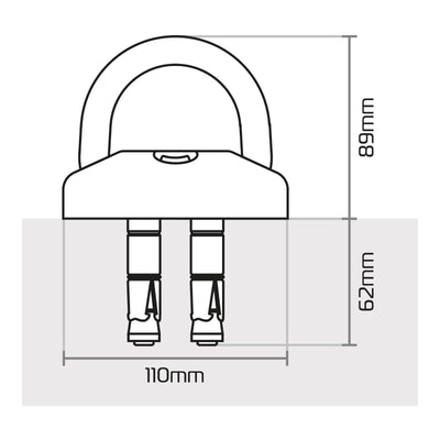OXFORDTASK FORCE- GROUND & WALL ANCHOR KIT