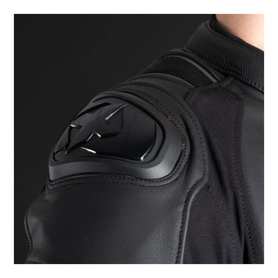 Oxford Cypher 1.0 Leather MS Jacket - Stealth Black