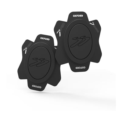 Oxford Rok Oval Knee Sliders - Black (Pair)