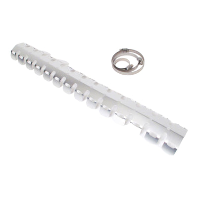 Whites Head Pipe Guard with Clamp - Silver