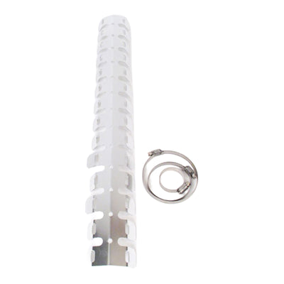 Whites Head Pipe Guard with Clamp - Silver