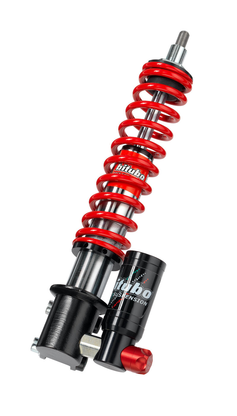 Bitubo GEV01 - Front Mono Shock - Red Spring [Adjustable: Preload, Compression]